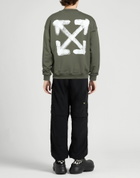 Off-white Mens Sweatshirt Military in Green