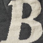 Bricks & Wood Men's B Logo Skully Beanie in Midnight
