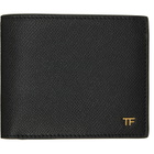 TOM FORD Black Small Grain Leather Bifold Wallet