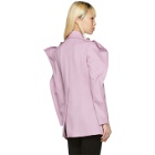 Nina Ricci Purple Twill Coat