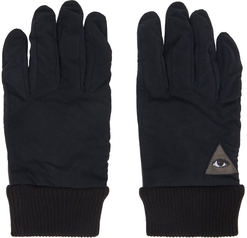 Photo: UNDERCOVER Black Leather Gloves