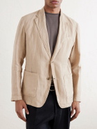 Altea - Aaron Garment-Dyed Linen Blazer - Neutrals