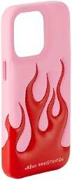 Urban Sophistication SSENSE Exclusive Pink & Red 'The Flaming Dough' iPhone 13 Pro Case