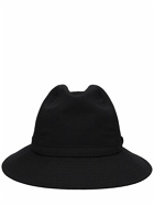 YOHJI YAMAMOTO - Fedora Wool Gabardine Hat