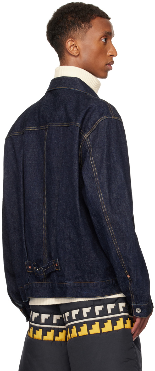 sacai Indigo BEYONDEXX Denim Jacket Sacai