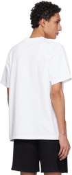 Casablanca White Radiating Logo Classic T-shirt