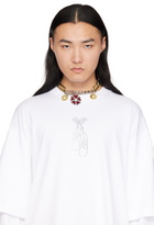 Chopova Lowena Silver Double Decker Necklace