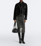 Marant Etoile Nehjany sequined midi skirt
