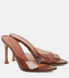 Amina Muaddi Alexa 95 PVC mules