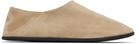 CHRISTEN SSENSE Exclusive Beige Big Bootie Mule Loafers