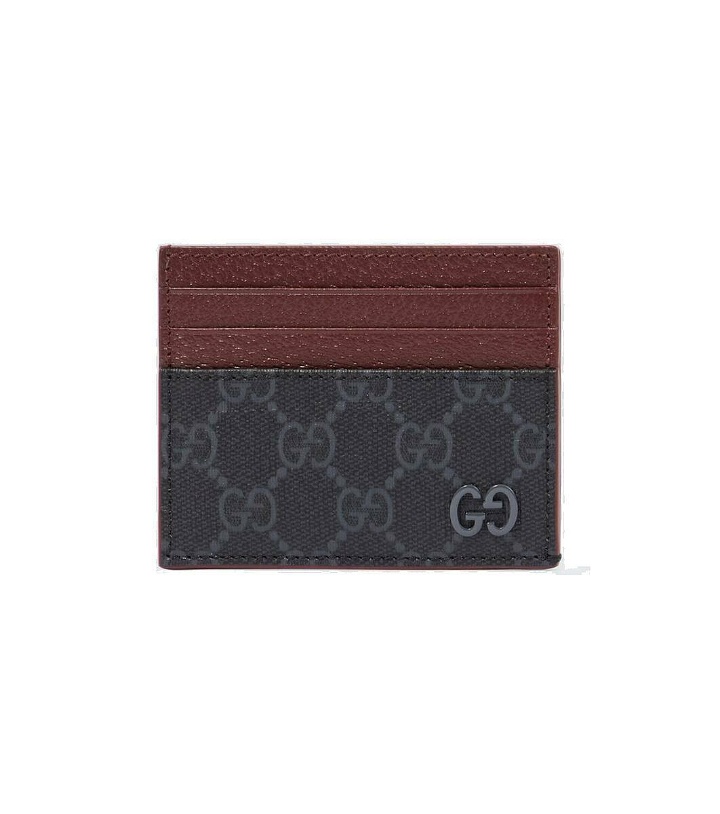 Photo: Gucci GG canvas and leather card holder