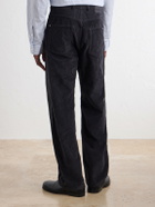 mfpen - Straight-Leg Cotton-Corduroy Trousers - Black