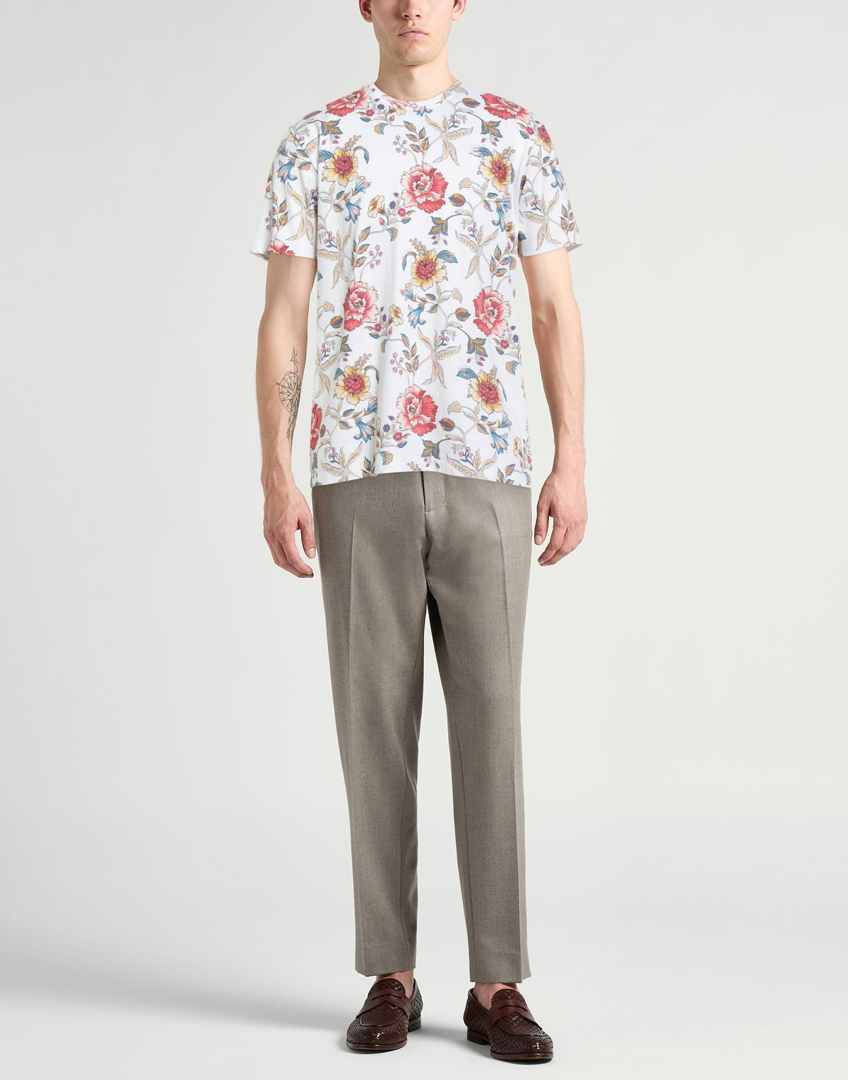 Etro Mens T-shirt in White