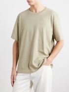 Frescobol Carioca - Dinis Linen-Blend T-Shirt - Green
