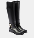 Roger Vivier Viv Riding leather knee-high boots
