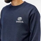 Garbstore Men's Mountain Crew Sweat in Navy