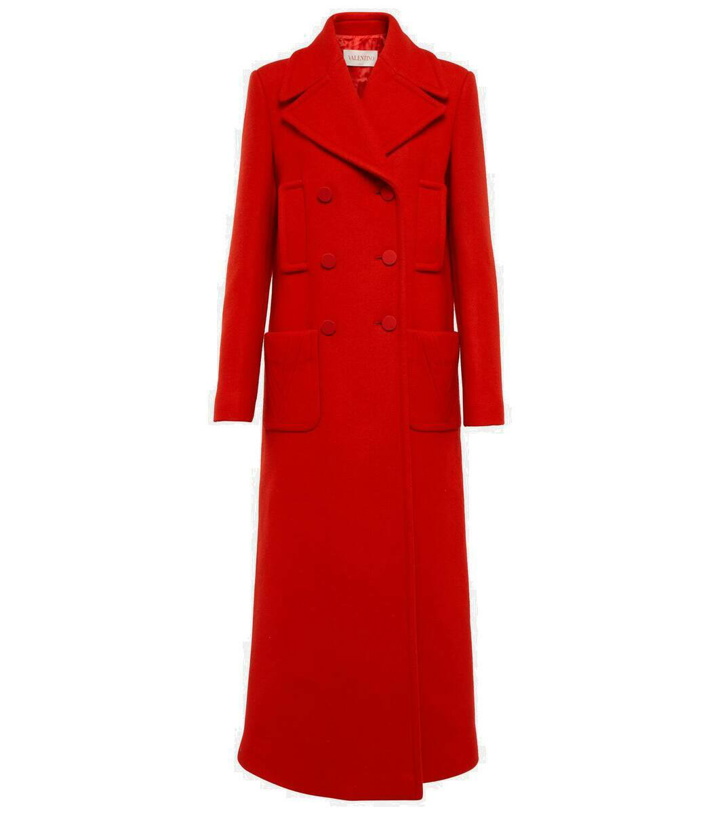 Photo: Valentino Wool-blend double-breasted coat