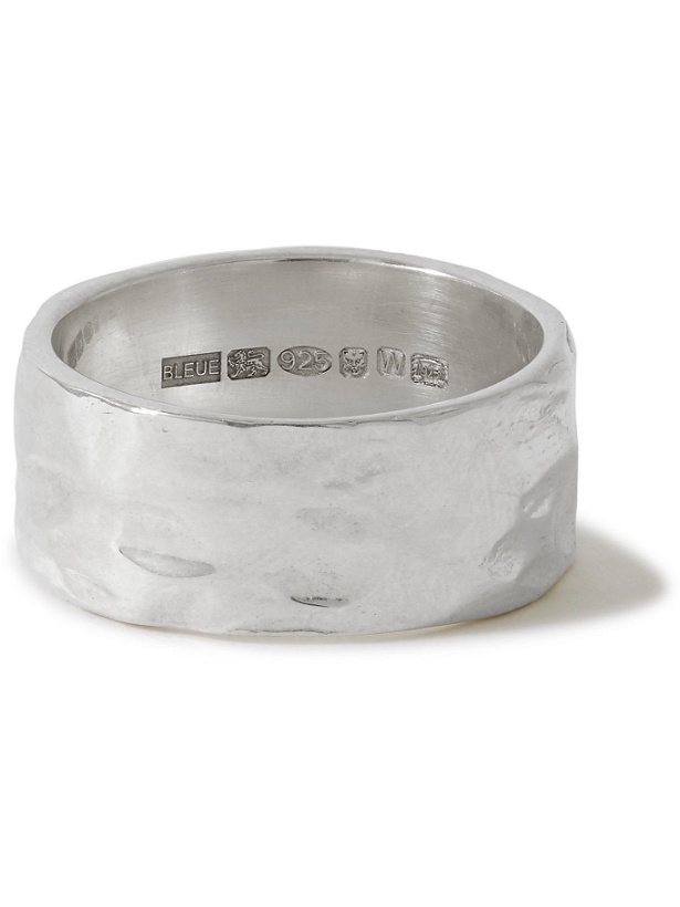 Photo: Bleue Burnham - The Permanent Hammered Recycled Sterling Silver Ring - Silver