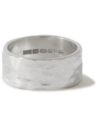 Bleue Burnham - The Permanent Hammered Recycled Sterling Silver Ring - Silver