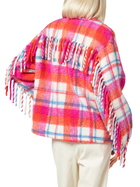 MC2 Saint Barth Woman Overshirt Jacket With Fringes