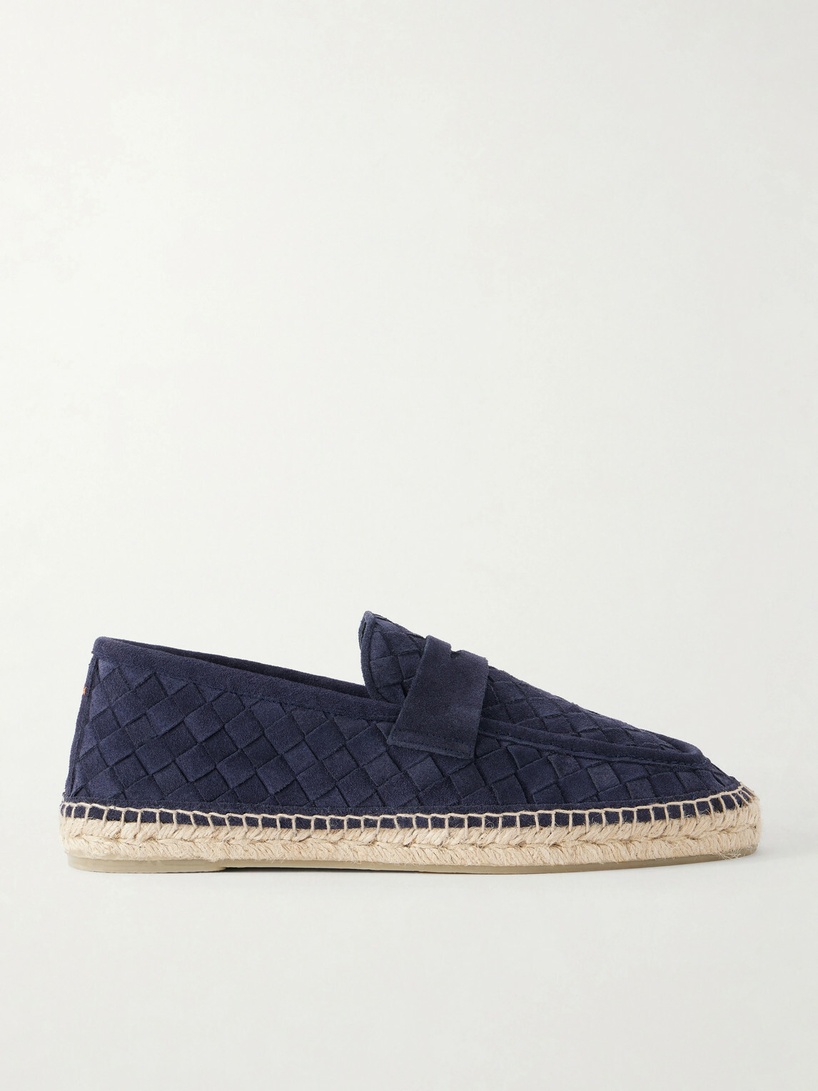 Castañer - Nilo Woven Suede Espadrilles - Blue