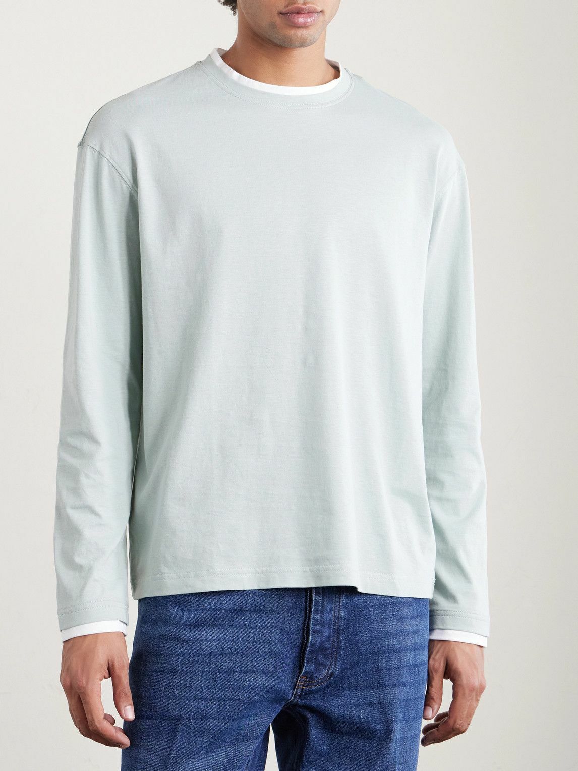 Lardini - Cotton-Jersey T-Shirt - Green