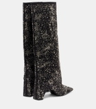 Coperni Embellished knee-high boots
