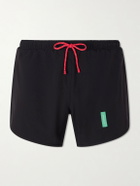 DISTRICT VISION - Straight-Leg Logo-Print 5" Stretch-Jersey Running Shorts - Black