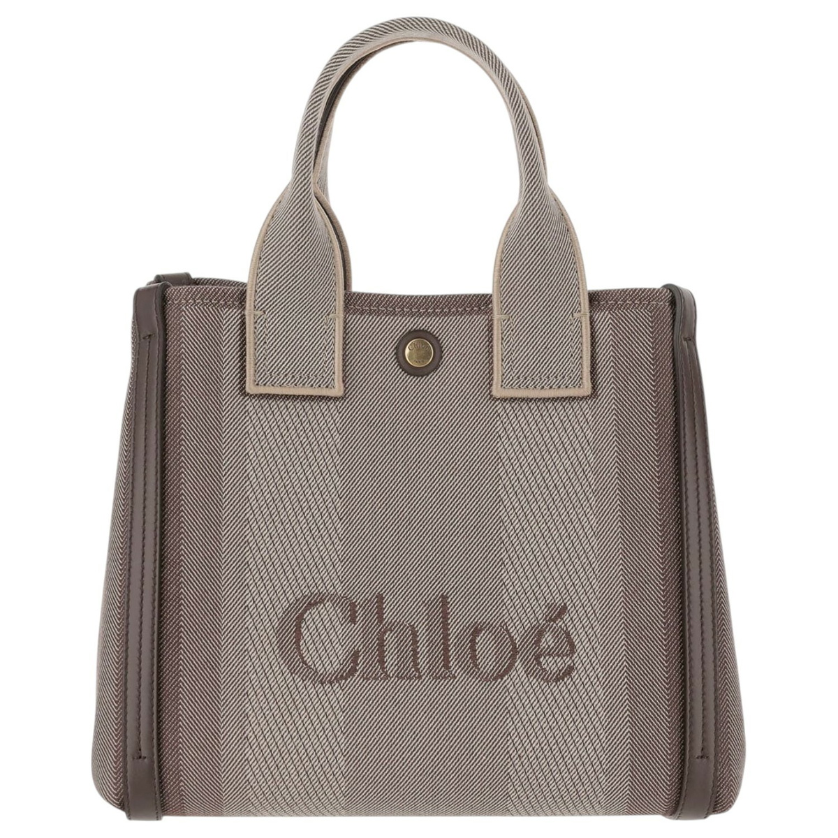 【CHLOE】CARRY SMALL CANVAS TOTE BAG Chloé Carry Small canvas tote bag in beige - Chloe | Mytheresa