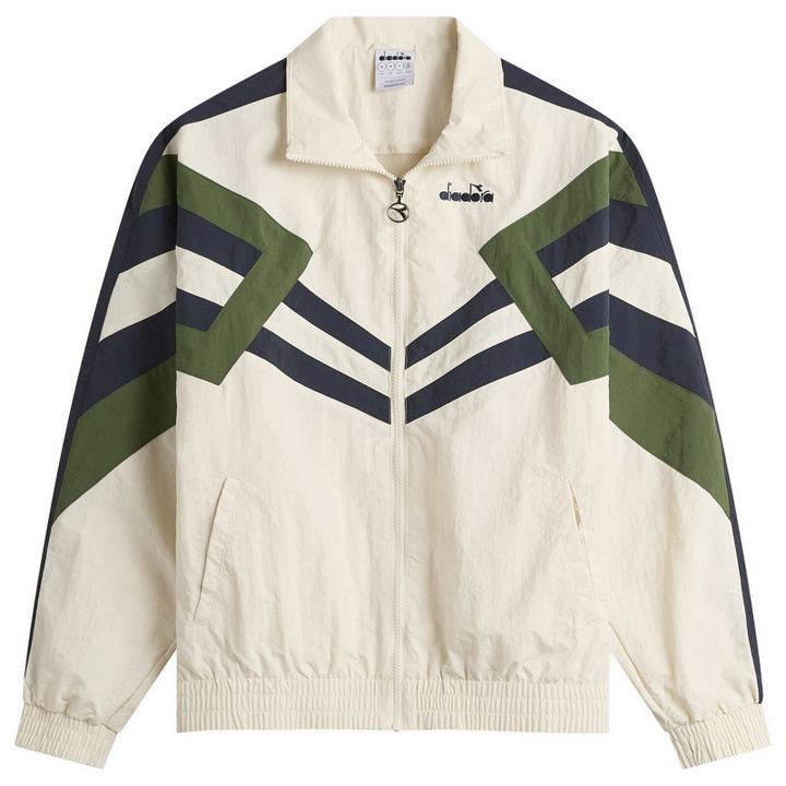 Photo: Diadora Men's Legacy Track Jacket in White Alyssum
