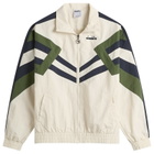 Diadora Men's Legacy Track Jacket in White Alyssum