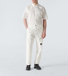 C.P. Company Cotton and linen straight pants