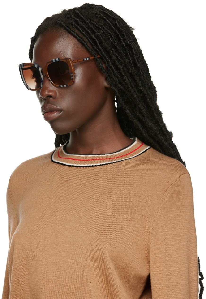 Burberry sale check sunglasses