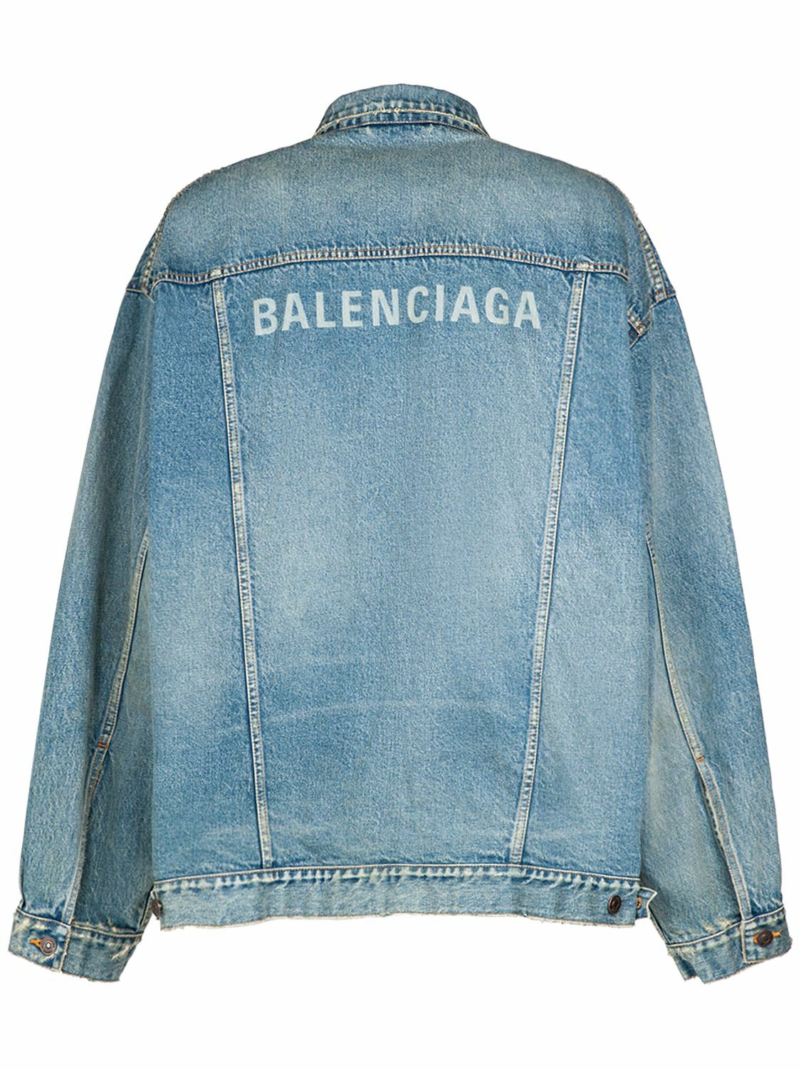 BALENCIAGA - Oversize Denim Jacket Balenciaga