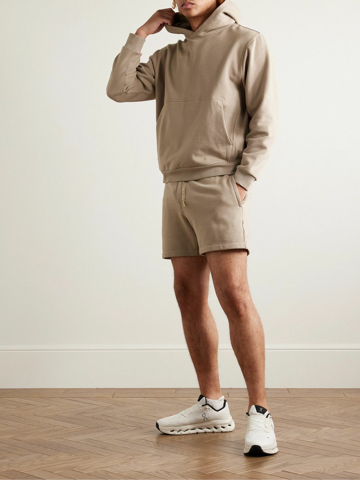 Lululemon - Steady State Cotton-Blend Jersey Hoodie - Neutrals
