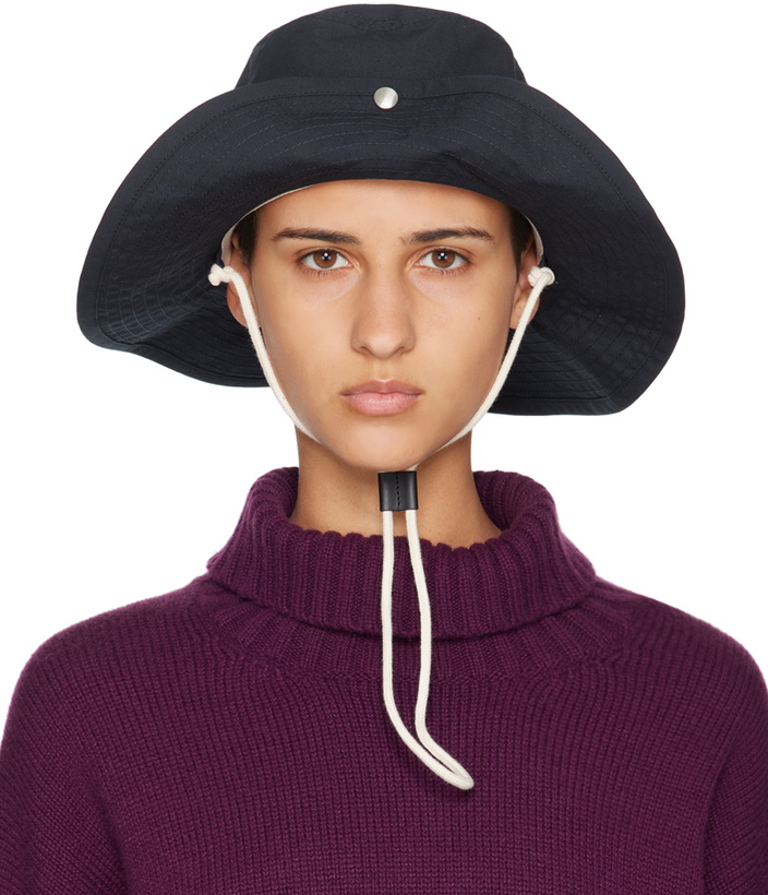 Photo: Jil Sander Navy Button Bucket Hat