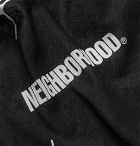 Neighborhood - Printed Cotton-Voile Bandana - Black