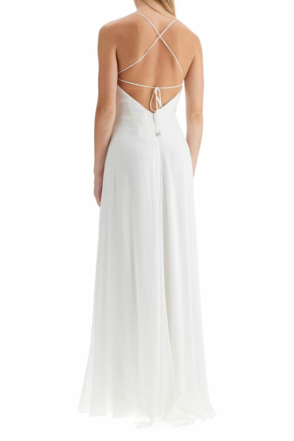MAX MARA silk slip dress set in White Max Mara