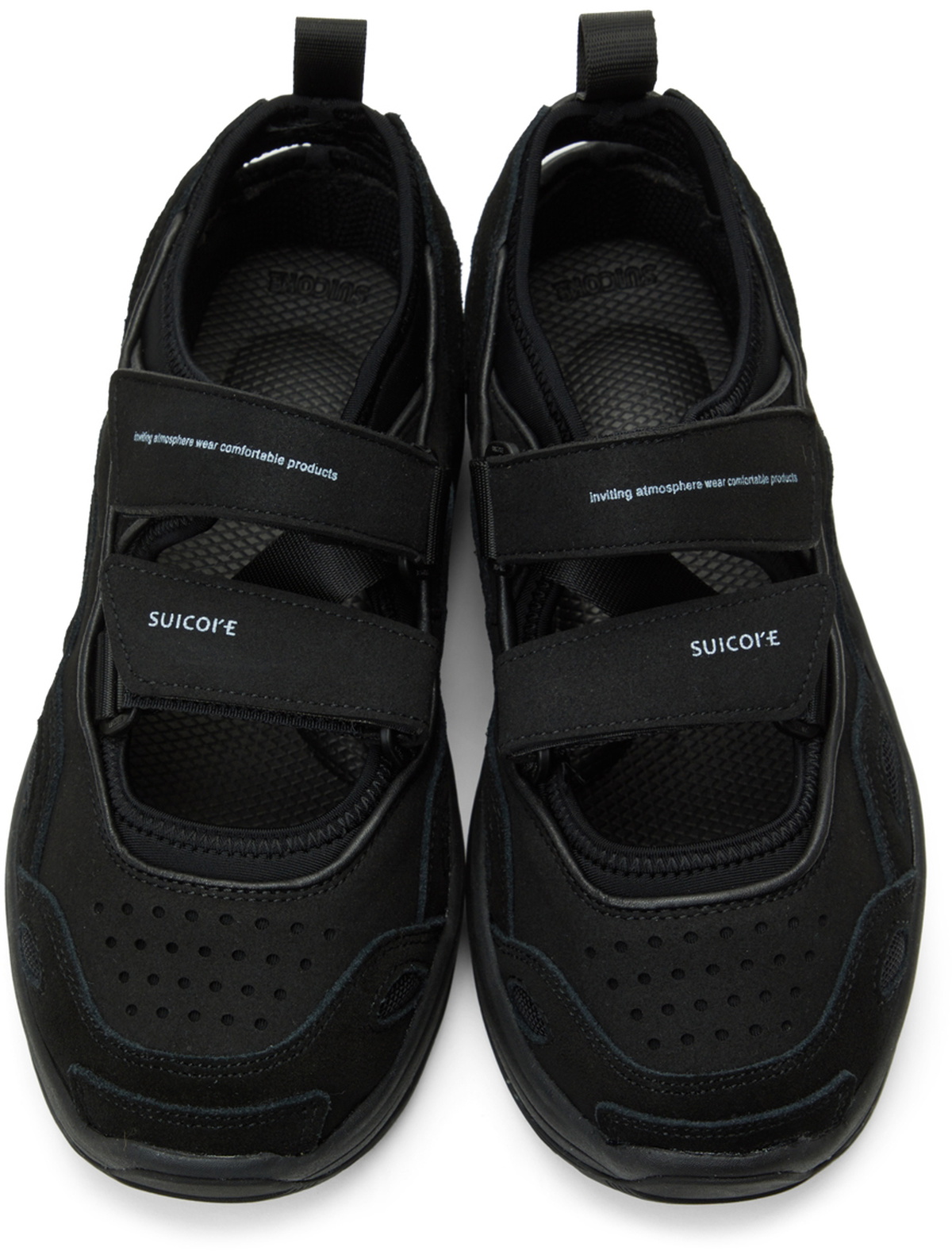 Suicoke Black AKK-ab Sneakers Suicoke