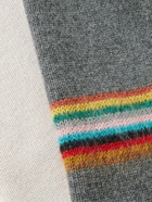 Paul Smith - Striped Intarsia Wool-Blend Scarf
