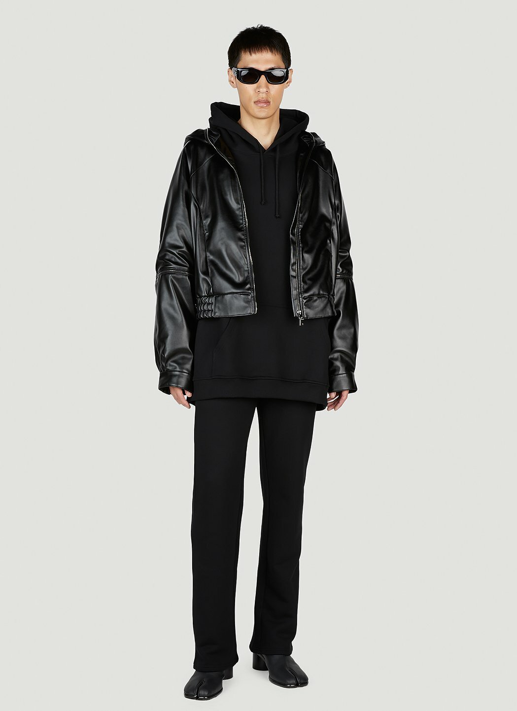 Mowalola Faux Leather Jacket