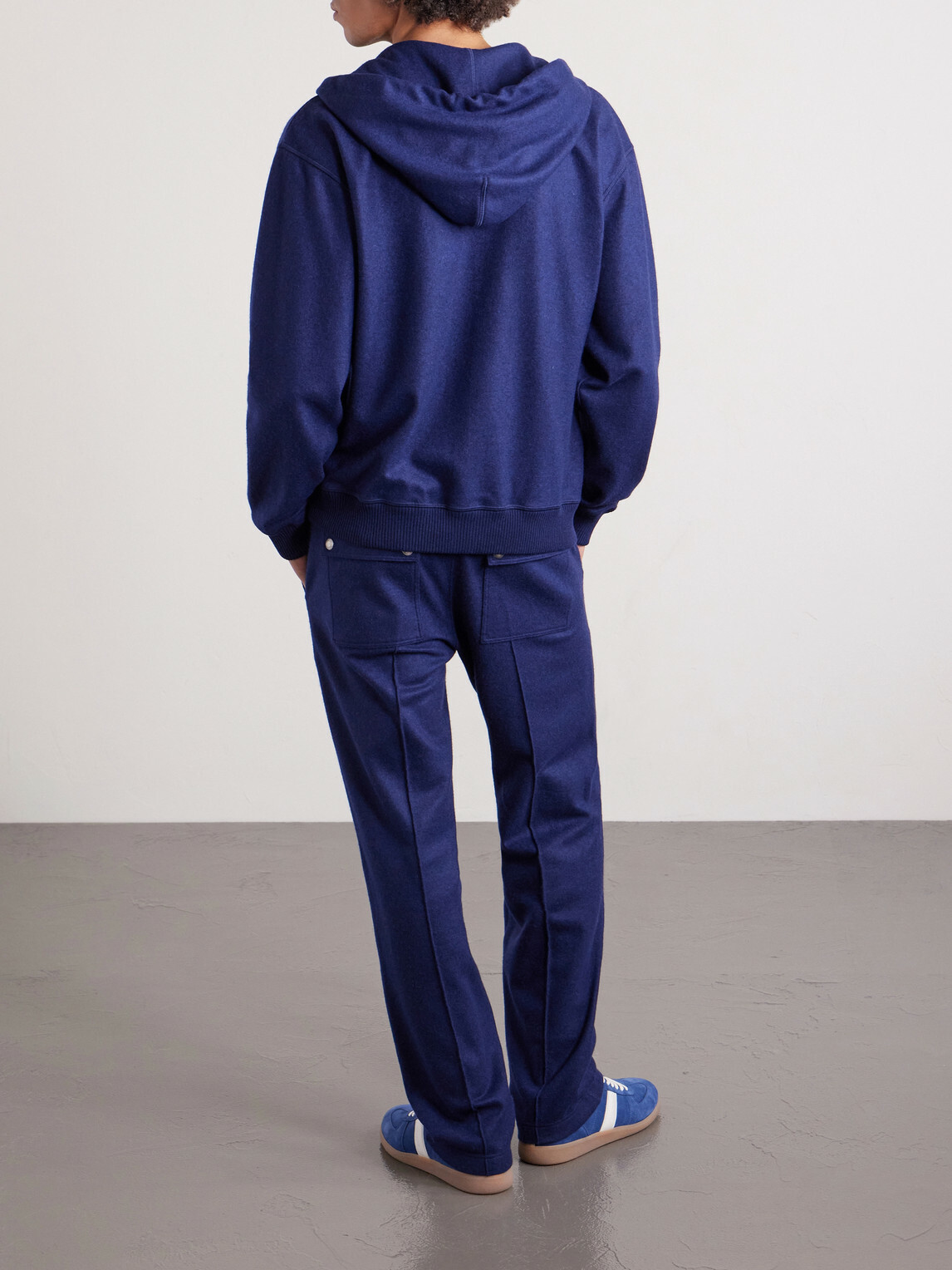 TOM FORD - Cashmere Zip-Up Hoodie - Blue