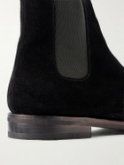 MORJAS - Suede Chelsea Boots - Black