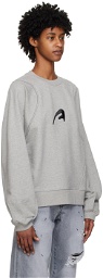 ADER error Gray A-Peec Sweatshirt