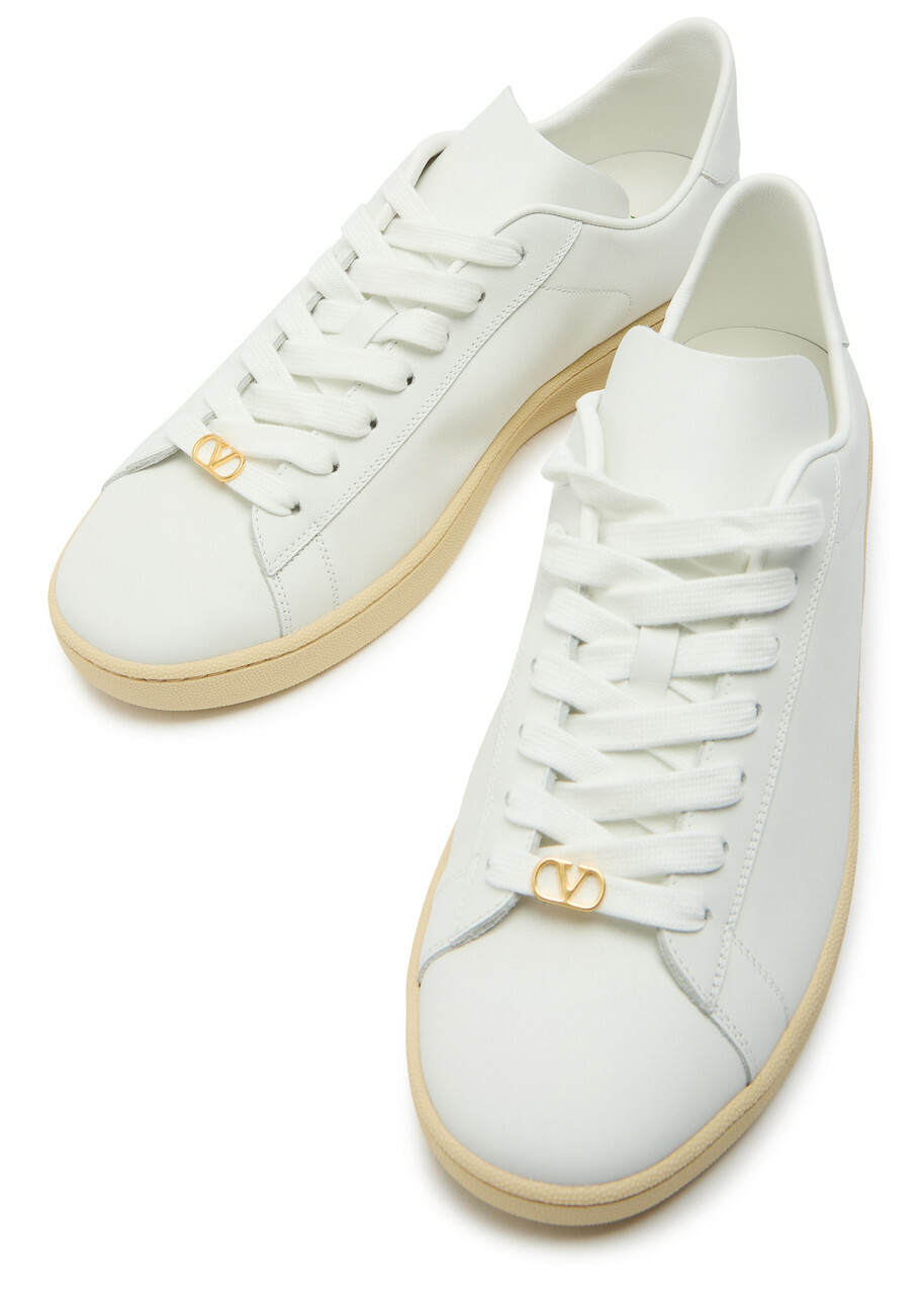 Valentino Garavani Royco Leather Sneakers White
