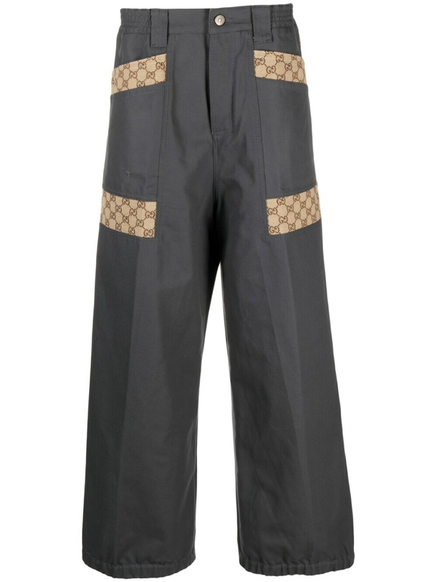 Photo: GUCCI - Gg Supreme Detail Trousers