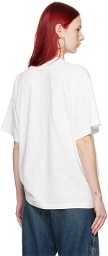 MM6 Maison Margiela White Basic T-Shirt