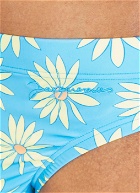 Le Slip Floral Swim Briefs in Light Blue