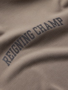 REIGNING CHAMP - Logo-Print Deltapeak 90 Mesh T-Shirt - Brown - S