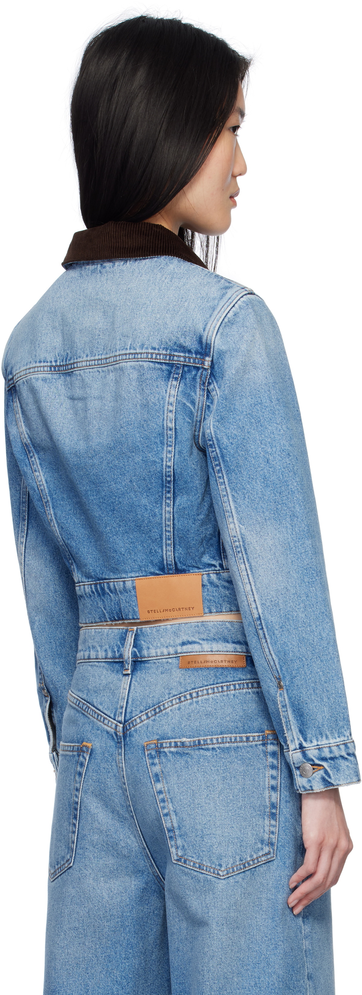 Stella McCartney Blue Vintage Wash Denim Jacket